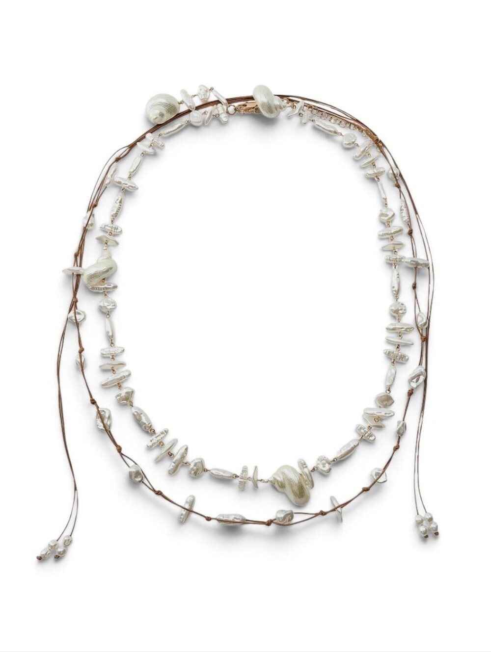 ZARA 2-Pack Pearl Shell Belt